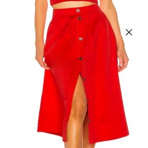 Karina Grimaldi Red Skirt